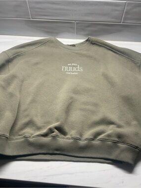 nuuds women's Crewneck Sweatshirt in Sage